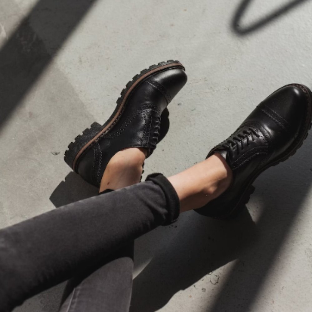 🌟 Leather Oxford Brogue 🌟